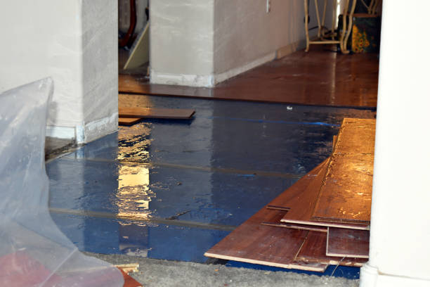 Professional Sewage Cleanup technician working in Brookton, ME